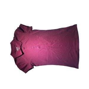 IZOD Girls Approved School Wear Maroon Short Sleeve Polo Shirt